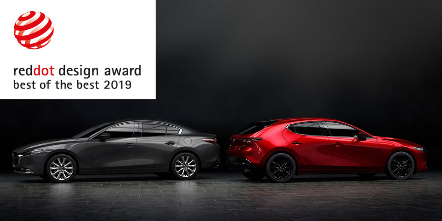 Το ολοκαίνουργιο Mazda3 στην κορυφή  των βραβείων Red Dot 2019